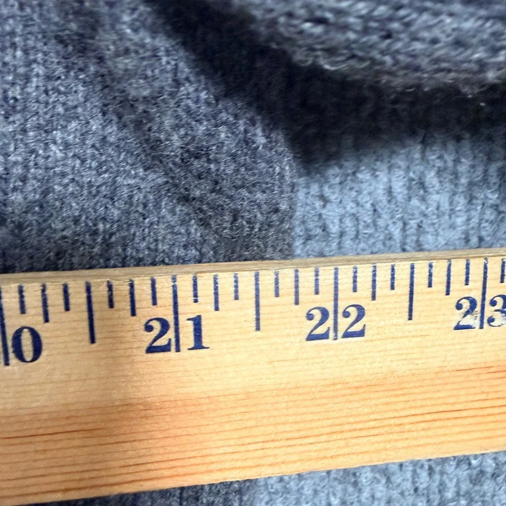 J. Crew Mens Size Large Sweater Gray Slim Fit V Neck Merino Wool Nylon‎ Alpaca